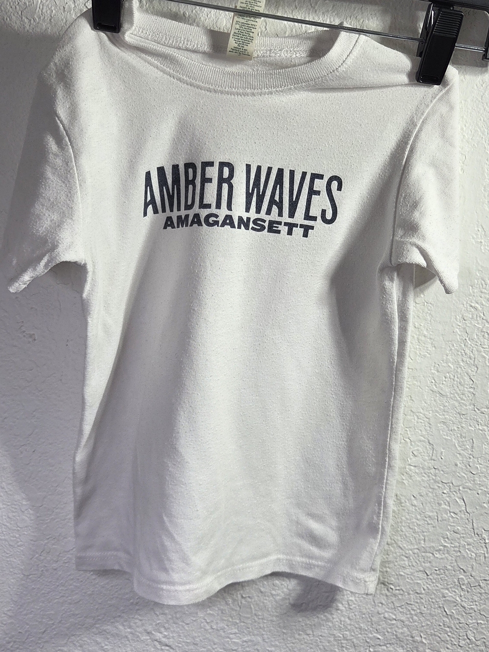 Amber Waves Amagansett Kids White Graphic Tee